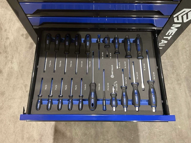 Metallo xxl meta-7hs6g-wood roof gereedschapswagen - afbeelding 11 van  64