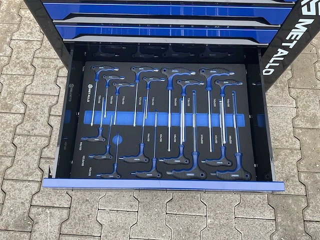 Metallo xxl meta-7hs6g-wood roof gereedschapswagen - afbeelding 28 van  64