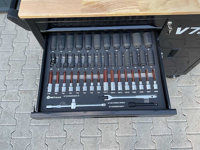 Metallo xxxl-edition meta-7hs7g-b gereedschapswagen - afbeelding 22 van  64