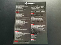 Metallo xxxl-edition meta-7hs7g-b gereedschapswagen - afbeelding 61 van  64