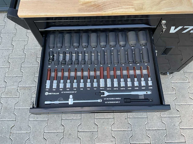 Metallo xxxl-edition meta-7hs7g-b gereedschapswagen - afbeelding 22 van  64