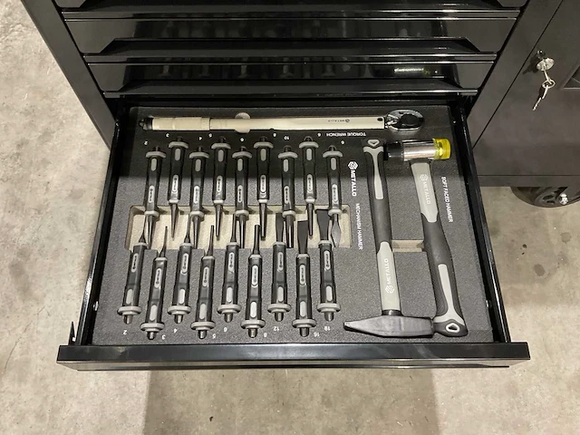 Metallo xxxl-edition meta-7hs7g-b gereedschapswagen - afbeelding 4 van  64