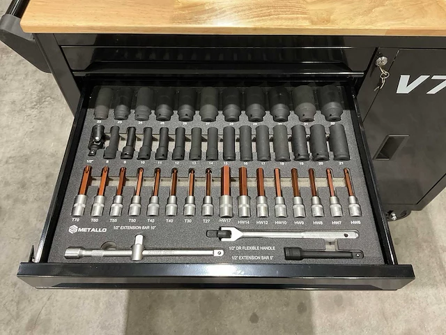 Metallo xxxl-edition meta-7hs7g-b gereedschapswagen - afbeelding 63 van  64