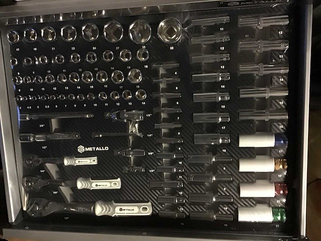 Metallo xxxl gereedschapswagen - afbeelding 11 van  18