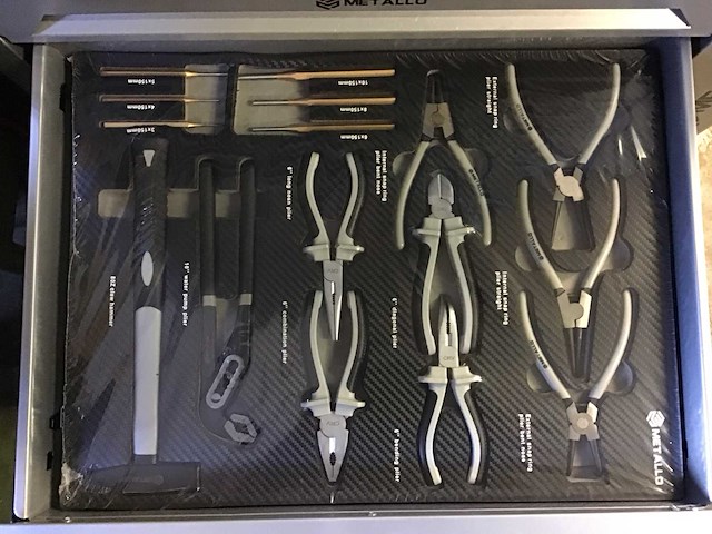 Metallo xxxl gereedschapswagen - afbeelding 3 van  16