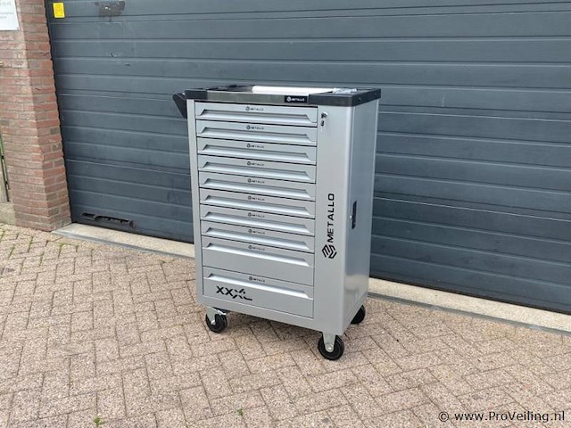 Metallo xxxl hand- en accu-gereedschap gereedschapswagen - afbeelding 2 van  11