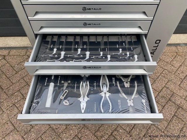 Metallo xxxl hand- en accu-gereedschap gereedschapswagen - afbeelding 5 van  11