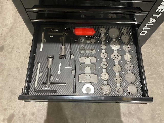 Metallo xxxl meta-10hs10g gereedschapswagen - afbeelding 6 van  79