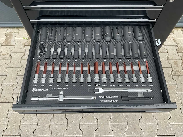 Metallo xxxl meta-10hs10g gereedschapswagen - afbeelding 28 van  79
