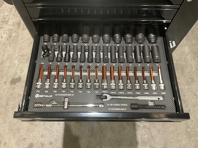 Metallo xxxl meta-10hs10g gereedschapswagen - afbeelding 79 van  79