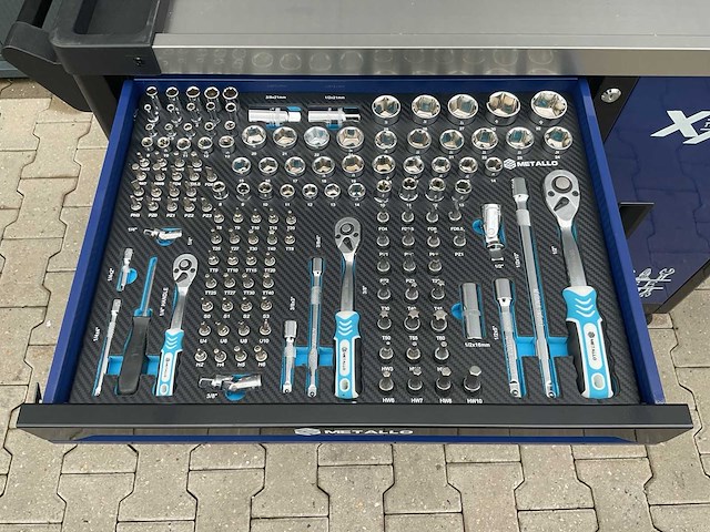 Metallo xxxl meta-7hsb6g-2 gereedschapswagen - afbeelding 2 van  38