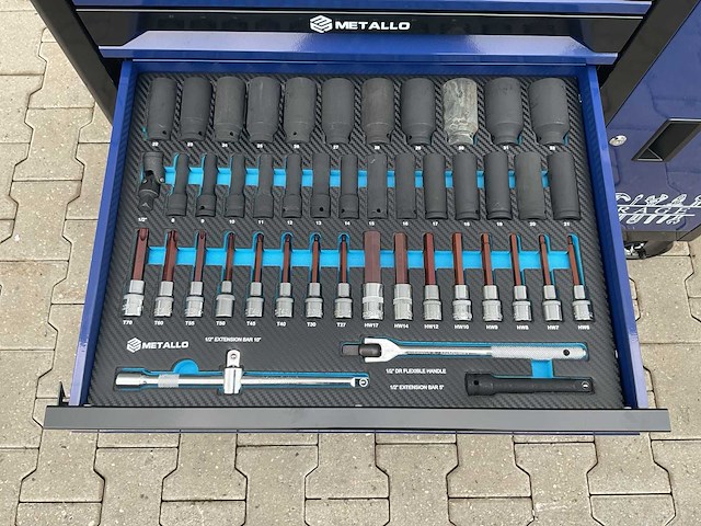 Metallo xxxl meta-7hsb6g-2 gereedschapswagen - afbeelding 4 van  38