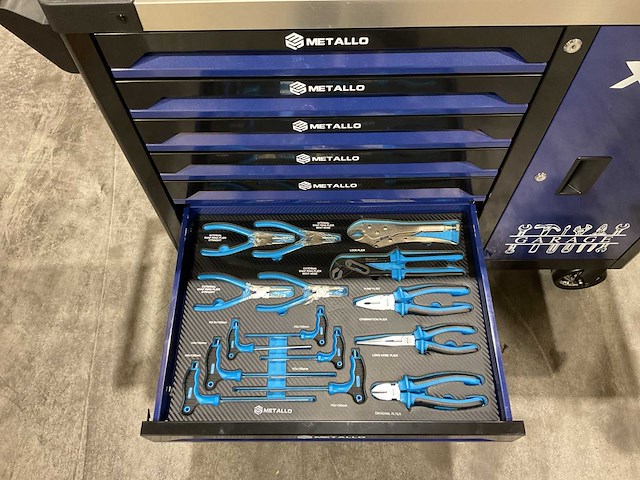 Metallo xxxl meta-7hsb6g-2 gereedschapswagen - afbeelding 30 van  38