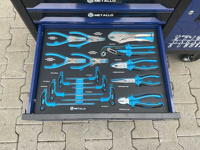 Metallo xxxl meta-7hsb6g-2 gereedschapswagen - afbeelding 7 van  69