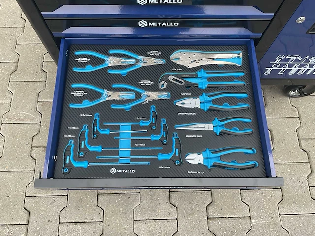 Metallo xxxl meta-7hsb6g-2 gereedschapswagen - afbeelding 7 van  69
