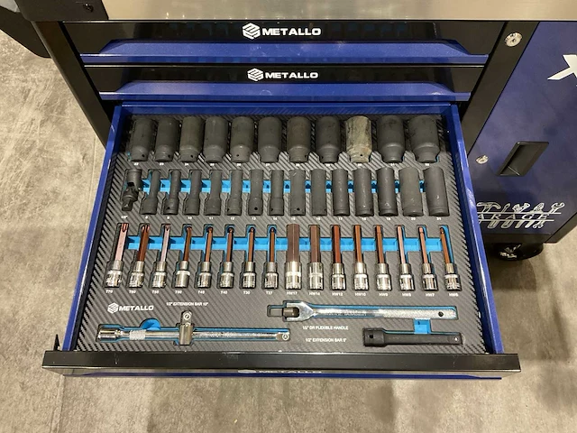 Metallo xxxl meta-7hsb6g-2 gereedschapswagen - afbeelding 35 van  69