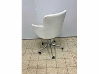 Metalmobil - lederen design bureaustoel (2x) - afbeelding 4 van  6
