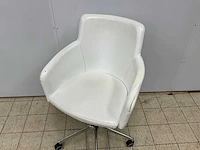 Metalmobil - lederen design vergaderstoelen (6x) - afbeelding 3 van  6