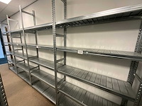 Metalsistem - s1 - legbordstelling 15 meter (250cm hoog) - afbeelding 2 van  3