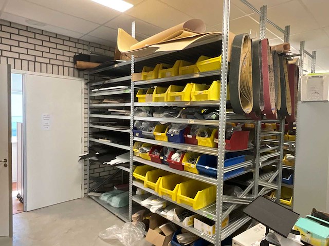 Metalsistem - s1/2 - legbordstelling 20 meter (300cm hoog) - afbeelding 3 van  6