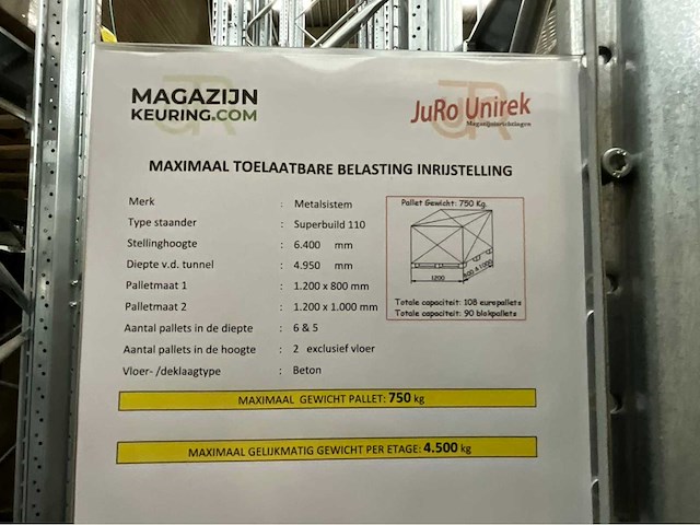Metalsystem superbuild 110 inrijstelling - afbeelding 7 van  7