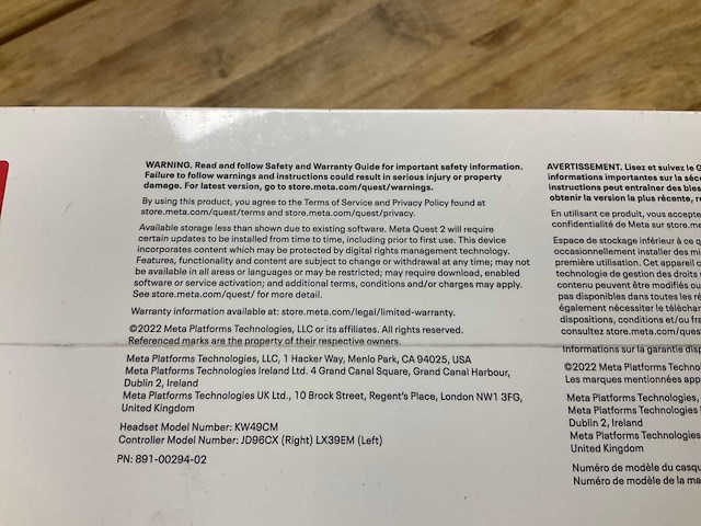 Metaquest 2 vr bril - afbeelding 3 van  3