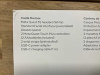 Metaquest 3s vr headset - afbeelding 2 van  2