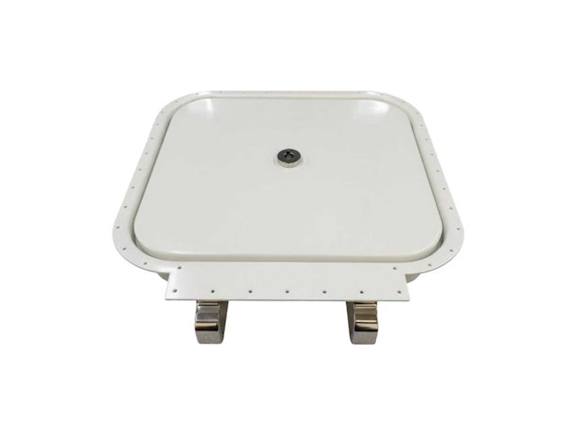 Metastyle type approval wt a30 fd stainless steel opening hatch 490 x 430 mm - 379480 - afbeelding 1 van  7