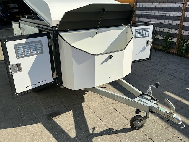 Metbox 4vaks honden aanhangwagen - afbeelding 6 van  28