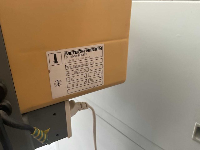 Meteor-siegen metoschnitt 250 papiersnijmachine - afbeelding 4 van  4