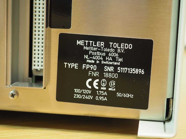 Metler toledo - fp90 - central processor - afbeelding 5 van  5