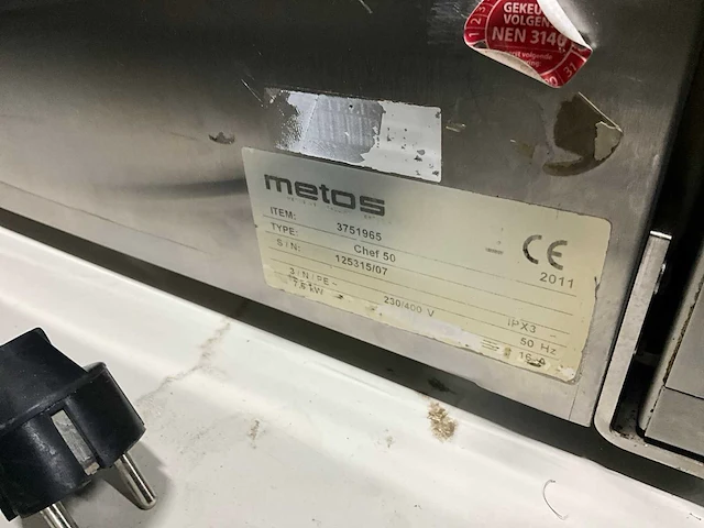 Metos - chef 50 - heteluchtoven - afbeelding 4 van  4