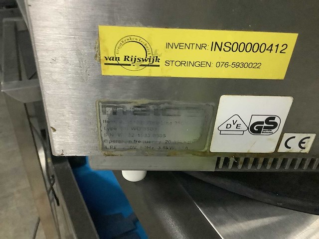 Metos - inductie wok - afbeelding 2 van  2