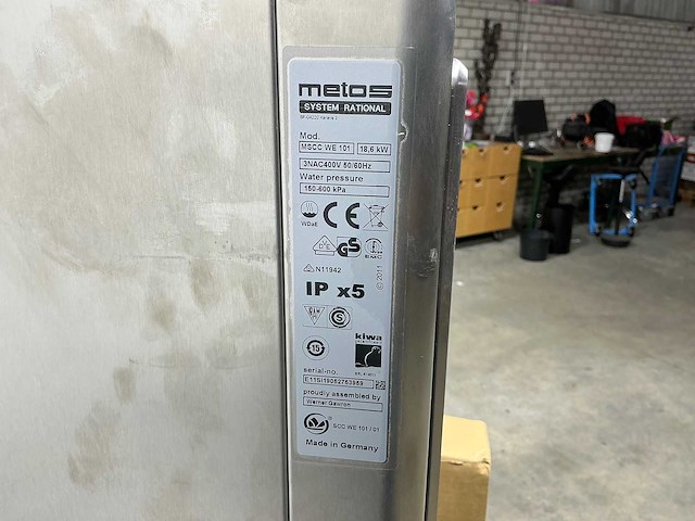 Metos - mscc we 101 - combisteamer ongebruikt - afbeelding 9 van  9