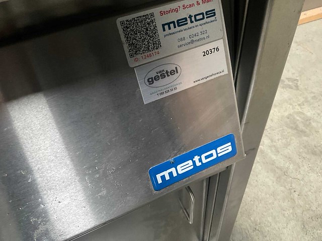 Metos - rvs - horeca-bakwand / kookunit (werktafel) - afbeelding 7 van  15