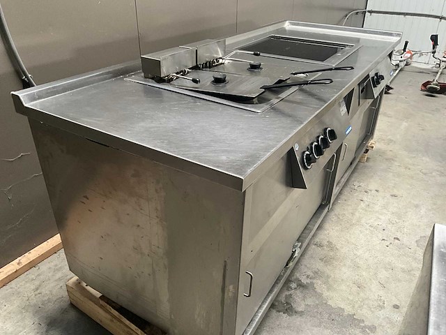 Metos - rvs - horeca-bakwand / kookunit (werktafel) - afbeelding 1 van  15