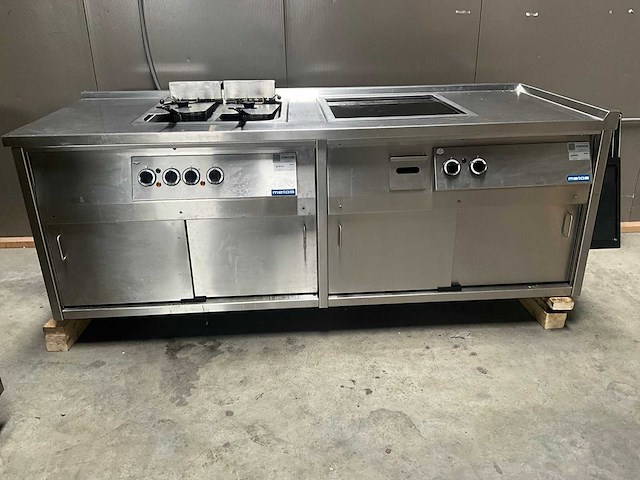 Metos - rvs - horeca-bakwand / kookunit (werktafel) - afbeelding 10 van  15