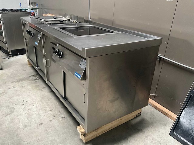 Metos - rvs - horeca-bakwand / kookunit (werktafel) - afbeelding 11 van  15