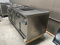 Metos - rvs - horeca-bakwand / kookunit (werktafel) - afbeelding 11 van  15