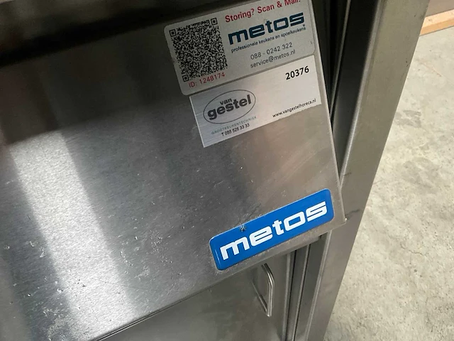 Metos - rvs - horeca-bakwand / kookunit (werktafel) - afbeelding 7 van  18