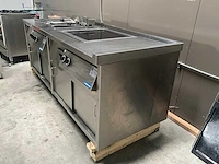 Metos - rvs - horeca-bakwand / kookunit (werktafel) - afbeelding 15 van  18
