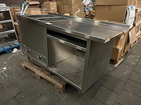 Metos - rvs werktafel met dubbele bain marie - afbeelding 2 van  6