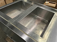 Metos - rvs werktafel met dubbele bain marie - afbeelding 3 van  6