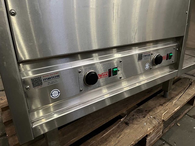 Metos - rvs werktafel met dubbele bain marie - afbeelding 4 van  6