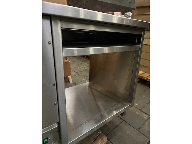 Metos - rvs werktafel met dubbele bain marie - afbeelding 5 van  6