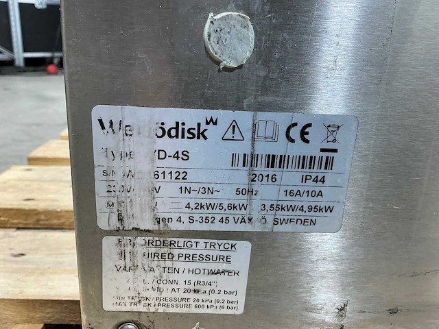 Metos - wd-4s - korvenvaatwasmachine - afbeelding 6 van  6