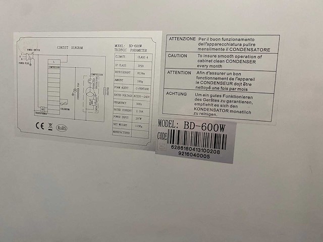Metos - xxl vriezer - afbeelding 7 van  24