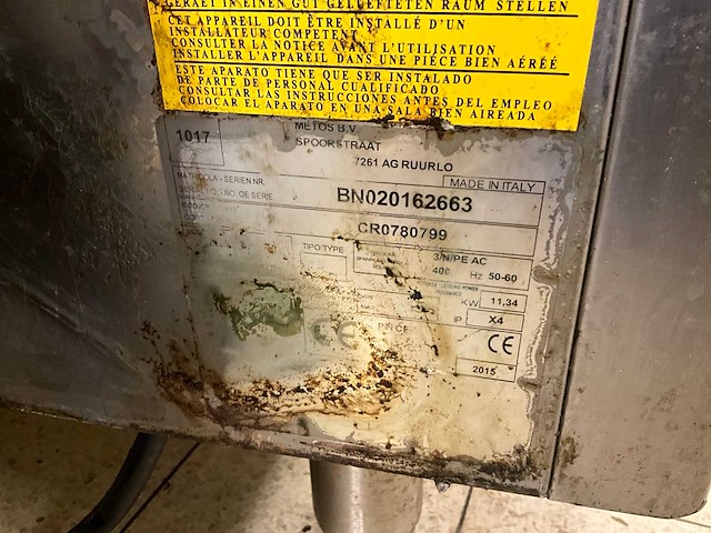 Metos bn 020162663 dubbele pastakoker - afbeelding 5 van  8