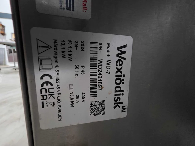 Metos by rhima - wd-7 - korvenvaatwasmachine compleet met rvs aan en afvoertafel - afbeelding 5 van  18