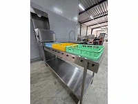 Metos by rhima - wd-7 - korvenvaatwasmachine compleet met rvs aan en afvoertafel - afbeelding 12 van  18